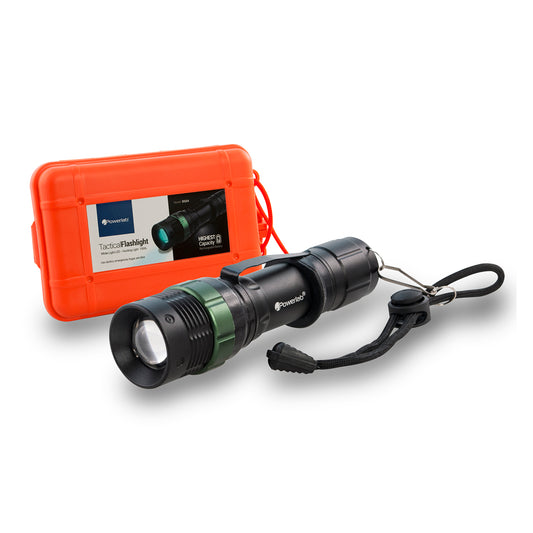 Powerlab Linterna Led Táctica Zoom 1000 Lúmenes Blanca 8504
