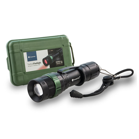 Powerlab Linterna Led Táctica Zoom 1000 Lúmenes Roja 8505