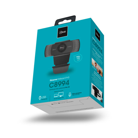 Mlab Webcam Con Micrófono 1080p 8994