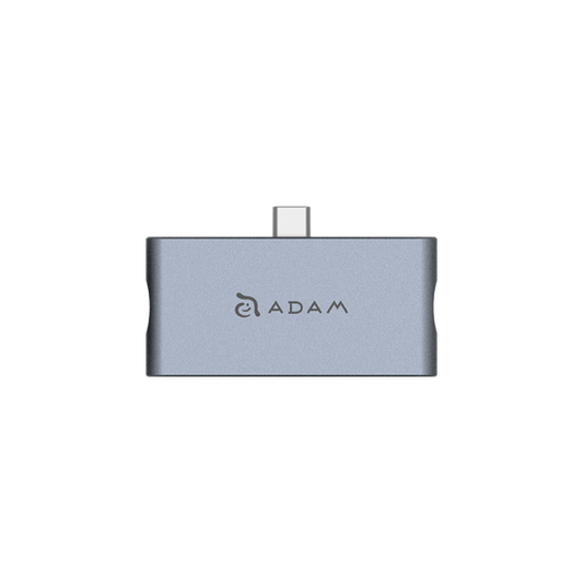 Hub USB-C 4 en 1 para iPad Pro USB-C CASA I4 Adam Elements gris