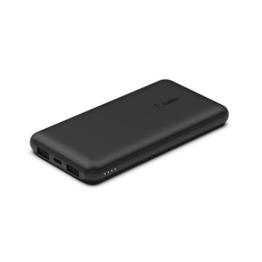 Bateria 10.000 mAh USB-A y USB-C 15W Belkin Negro