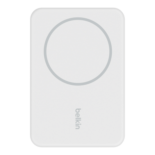 Bateria con carga magenitca 5.000 mAh y USB-C 10W Belkin Blanco