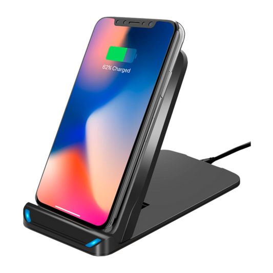 Base de carga inalambrica plegable 10W Dusted negra