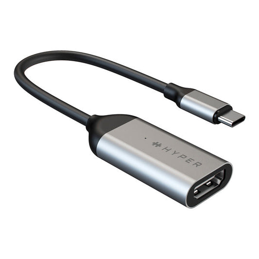 Adaptador Hyperdrive USB-C a HDMI 4K 60hz Hyper Gris