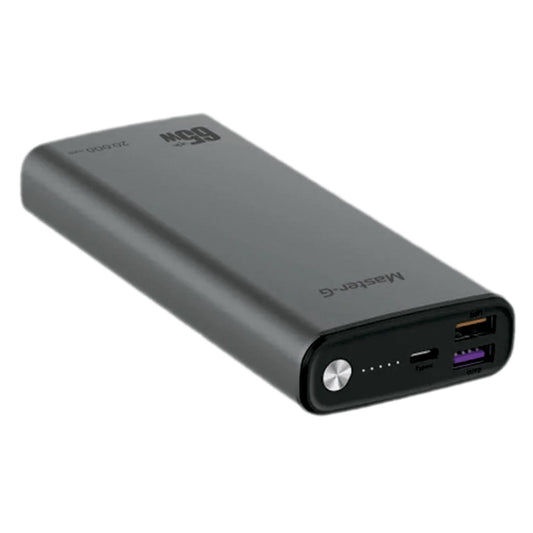 CARGADOR PORTATIL MASTER-G UCP20PD65 20000 mAh PD 65W QUICK CHARGE