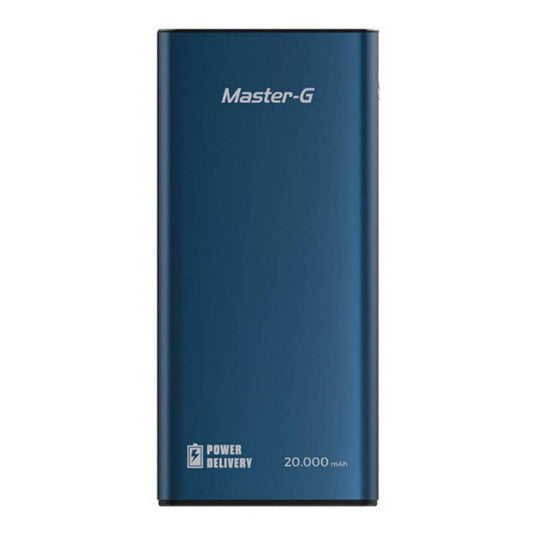 CARGADOR PORTATIL MASTER-G UCP20000PD CARGA RAPIDA mAh AZUL