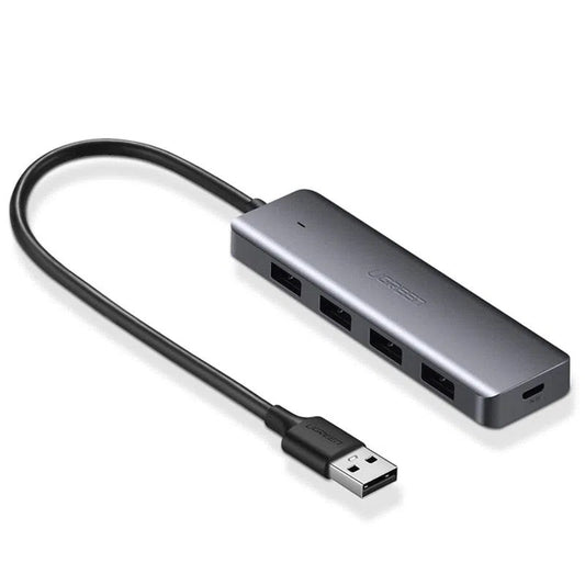 Hub Usb-A / 4 Usb-A 3.0 +(POWERPORT) Aluminio Ugreen CM219