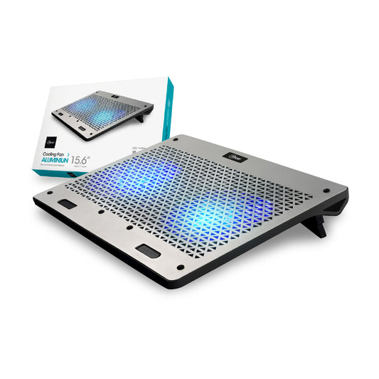 Mlab Base Ventilador Notebook Aluminium Two Fan 15 9038